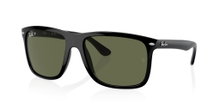 Ray-Ban sunglasses Boyfriend Two 601/58 (Lens colour: polarised green) black - 1 pair of glasses